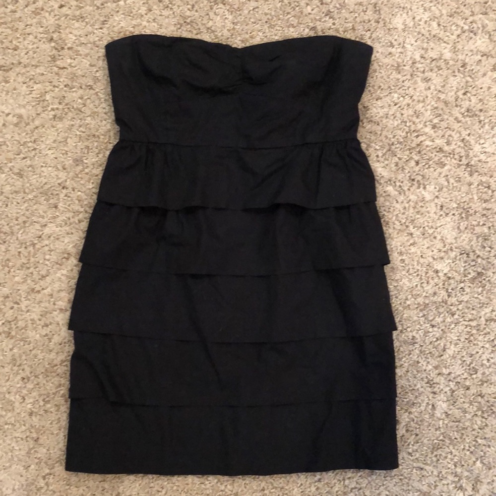 Black Layered J. Crew Dress